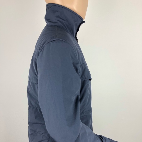 Eddie Bauer Goose Down Jacket Mens Dark Blue - Picture 3 of 8